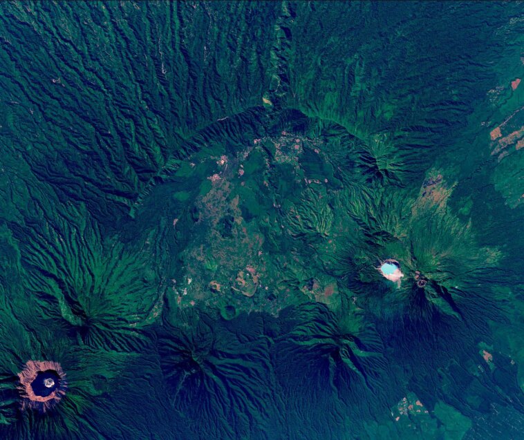 Kawah Ijen Crater Lake True Color