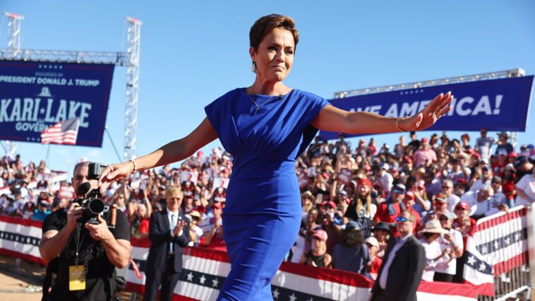 La candidature de Kari Lake au Sénat dégage une ambiance Trump-Veep : « Elle couvre ses paris » La candidature de Kari Lake au Sénat dégage une ambiance Trump-Veep : « Elle couvre ses paris »