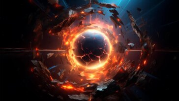 Particle Physics Antimatter Art