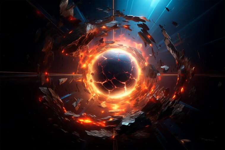 Particle Physics Antimatter Art