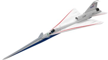 Le X-59 de la NASA : la transformation de la peinture patriotique d'un avion supersonique