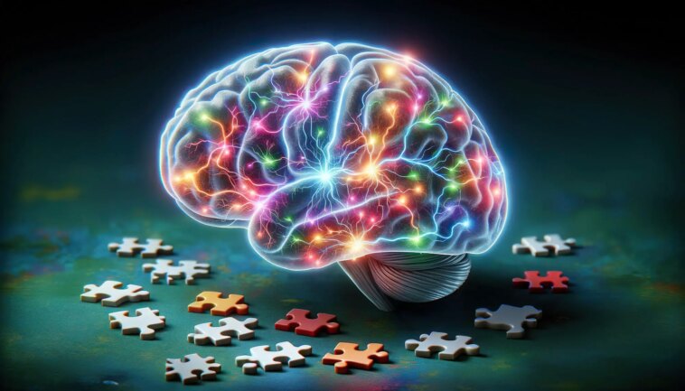 Rainbow Brain ADHD Puzzle Pieces