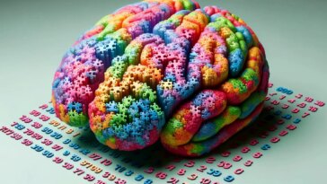 Human Brain Organization Art Illustration