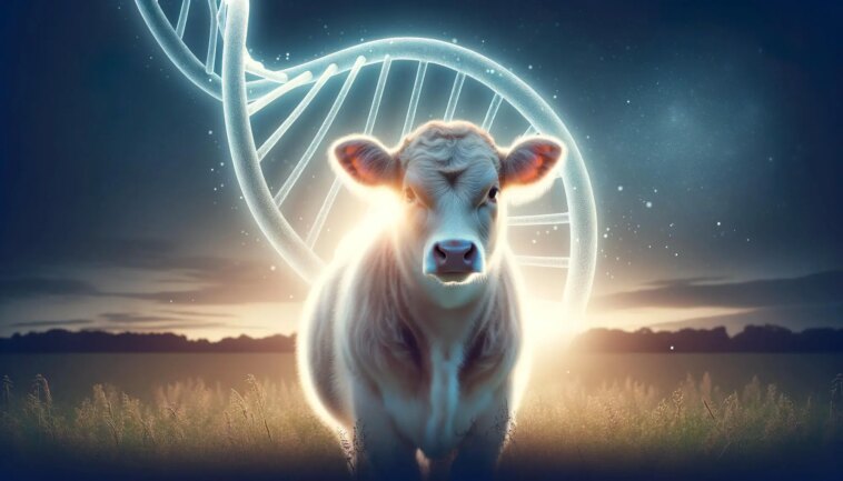 Les zoologues développent des vaches intelligentes face au climat qui produisent 20 fois plus de lait Glowing Cow DNA