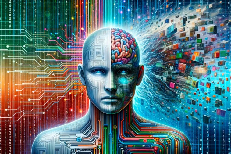 AI Human Interpretation Art Concept