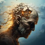 Brain Inflammation Dementia Concept Art