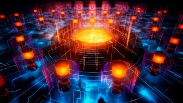 Efficient Heat Energy Conversion Art Concept Illustration