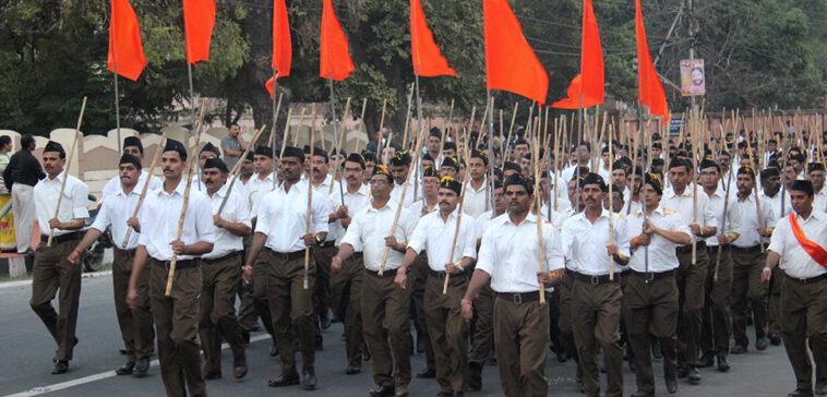 Path Sanchalan Bhopal by Rashtriya Swam Sevak Sangh; cc Suyash Dwivedi , modified, https://en.m.wikipedia.org/wiki/File:Path_Sanchalan_Bhopal-1.jpg