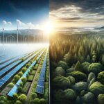 Panneaux solaires ou plantation d’arbres : quels triomphes dans la lutte contre le réchauffement climatique ? Solar Panels vs Planting Trees