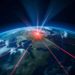Earth Lasers Art Concept