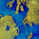 Radar révélé : les secrets colorés du canal Nord vus de l'espace North Channel From Space