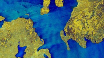 North Channel From Space