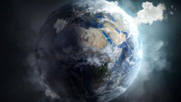 Planet Earth Pollution Carbon Dioxide Illustration