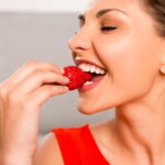 Eating a Strawberry