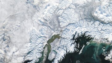 Satellite View Anchorage Alaska October 2023 Annotated
