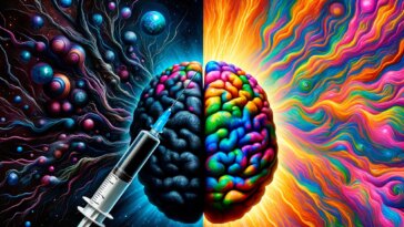 Ketamine Depression Help Concept Art