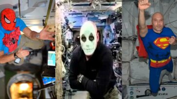 Halloween on International Space Station