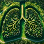 Surprise de la nature : les plantes pourraient être capables d'absorber plus de CO2 que prévu Forest Absorbs Carbon Dioxide Like Lungs Concept Art