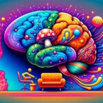 Transformation rapide du cerveau : aperçus neurologiques de la psychothérapie assistée par les psychédéliques Psychedelics Plus Psychotherapy Art Illustration