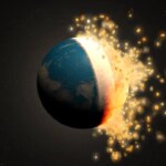Early Earth Large Collision
