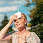 Middle Aged Woman Hot Flashes