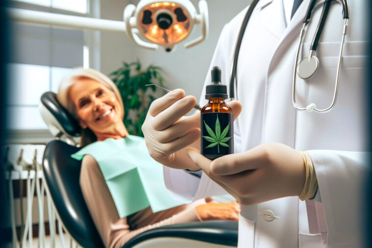 CBD Dental Pain Concept