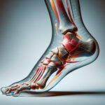 Human Foot Biomechanics Anatomy Illustration