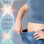Déjouer l’obésité : comment une variante génétique pourrait empêcher la prise de poids Genetic Weight Loss Concept
