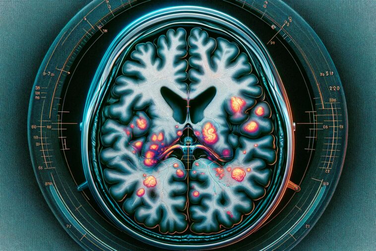 COVID MRI Brain Scan Concept