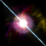 La chasse à la lueur cosmique : la lumière pulsar pourrait-elle révéler les mystères de la matière noire ? Astronomy Pulsar Artist