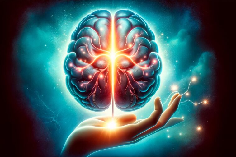 La chirurgie de l'épilepsie révèle les autoroutes secrètes du cerveau : le rôle des centres neuronaux Brain Hub Art Concept