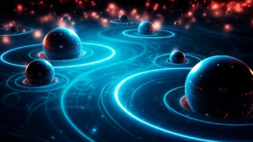 Quantum Gravity Concept Art Illustration