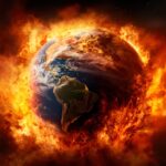 Earth Burning Global Warming Climate Change