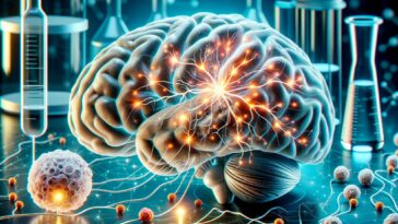 Brain Signals Neuroscience Research Art Concept