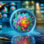 Inside Living Cell Art Concept