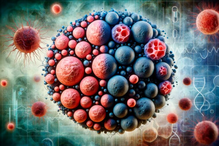 Le paradoxe de la croissance : le talon d'Achille du cancer Cell Growth Art Concept