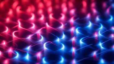 Charge Heat Electrons Quantum Material Concept Art