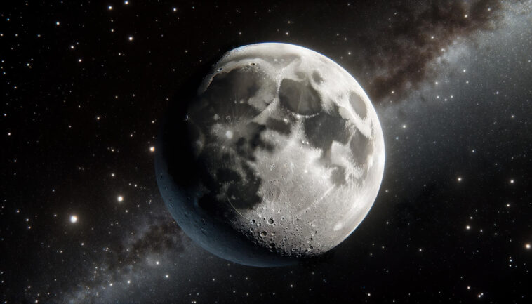Moon Starry Background