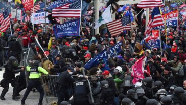 Mike Johnson dit qu'il doit « flouter » certains visages des personnes qui apparaissent dans les images du 6 janvier afin que le DOJ ne puisse pas les accuser de crimes