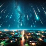 Meteor Shower Backyard Art