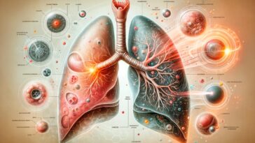 Lung Cancer Treatment Concept