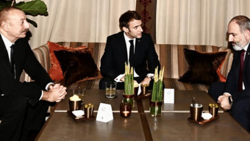 Trilateral meeting in 2021; cc president.az, modified, https://president.az/en/articles/view/54638/images