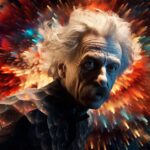 Einstein Gravity Relativity Spacetime Art Concept Illustration