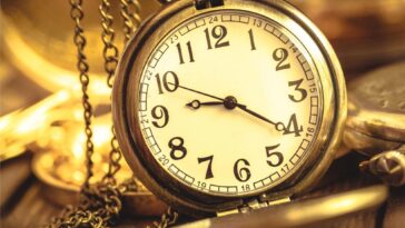 Aging Time Clock Concept