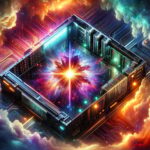 Révolutionner le cosmos : le Deep Learning dynamise les calculs galactiques Supernova Supercomputer Space Rainbow