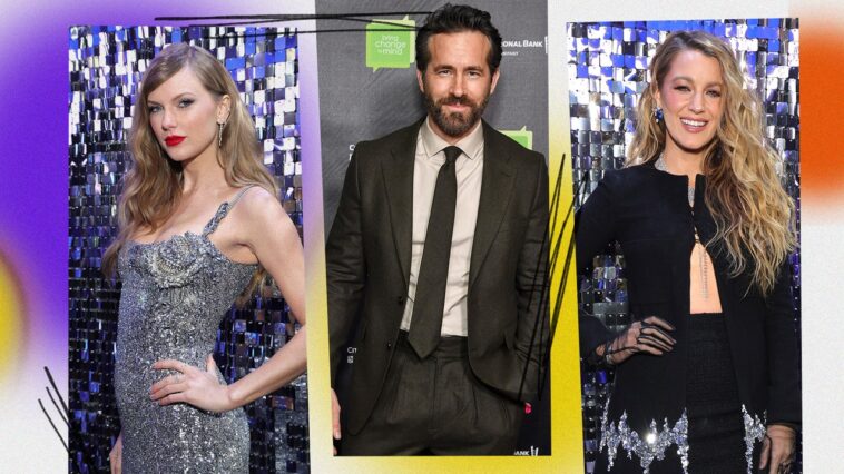 Ryan Reynolds troll joyeusement Taylor Swift et Blake Lively