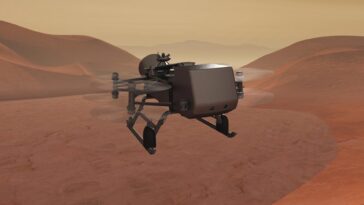 NASA Dragonfly Rotorcraft
