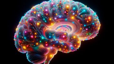 Brain Signal Mapping Art