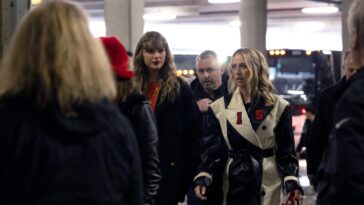 Taylor Swift et Jason Kelce à Baltimore pour le match Ravens/Kansas City Chiefs
