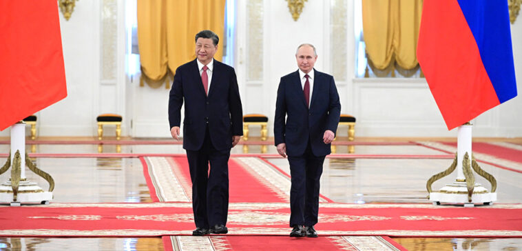 cc Presidential Executive Office of Russia, modified, https://commons.wikimedia.org/wiki/File:Putin-Xi_meeting_%282023%29_3.jpg